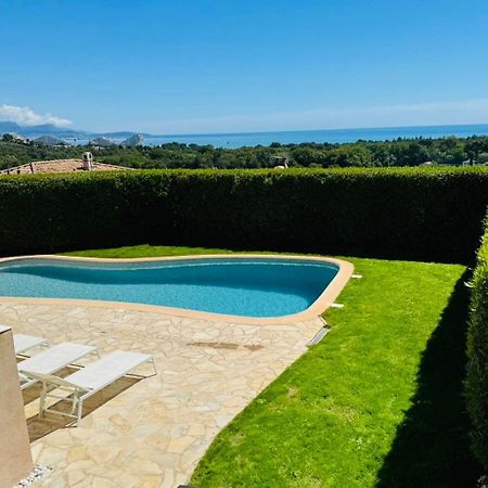 Villa Piscine Avec Magnifique Vue Mer Panoramique Biot Bagian luar foto