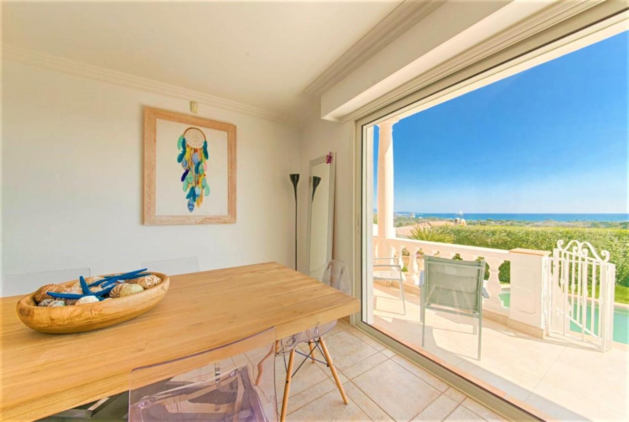 Villa Piscine Avec Magnifique Vue Mer Panoramique Biot Bagian luar foto